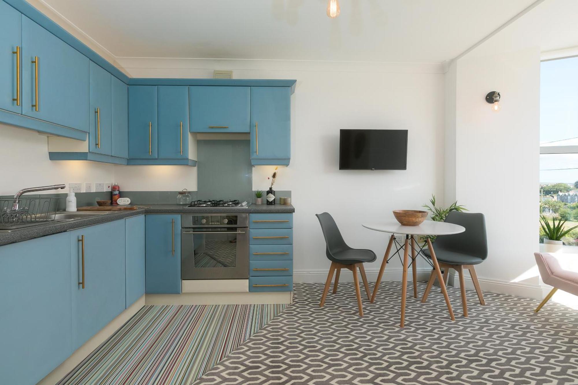 St Ives Seabreeze 3 - Seaview & Parking 아파트 외부 사진