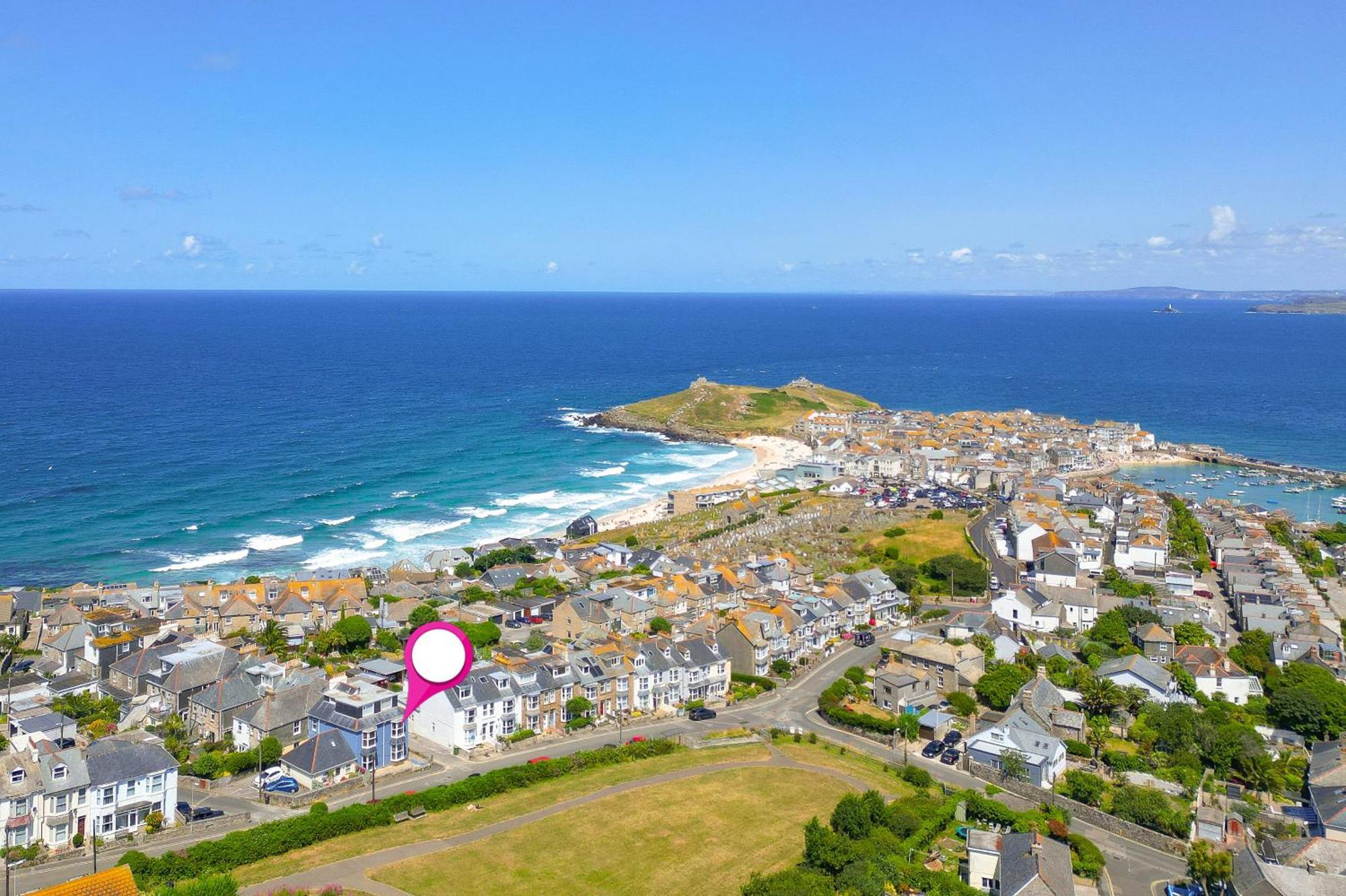 St Ives Seabreeze 3 - Seaview & Parking 아파트 외부 사진